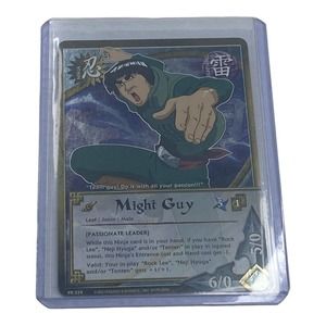 Might Guy Pr-039 1st Edition Naruto Trading Card Near Mint Fast Shipping